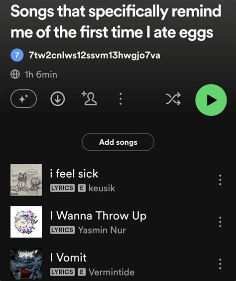 r/weird spotify playlists